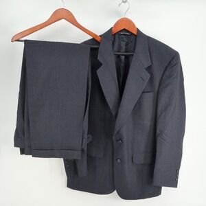 Christian Dior Monsieur Mens‎ Suit Set 42R Blazer Gray Patterned 34z29 Pants